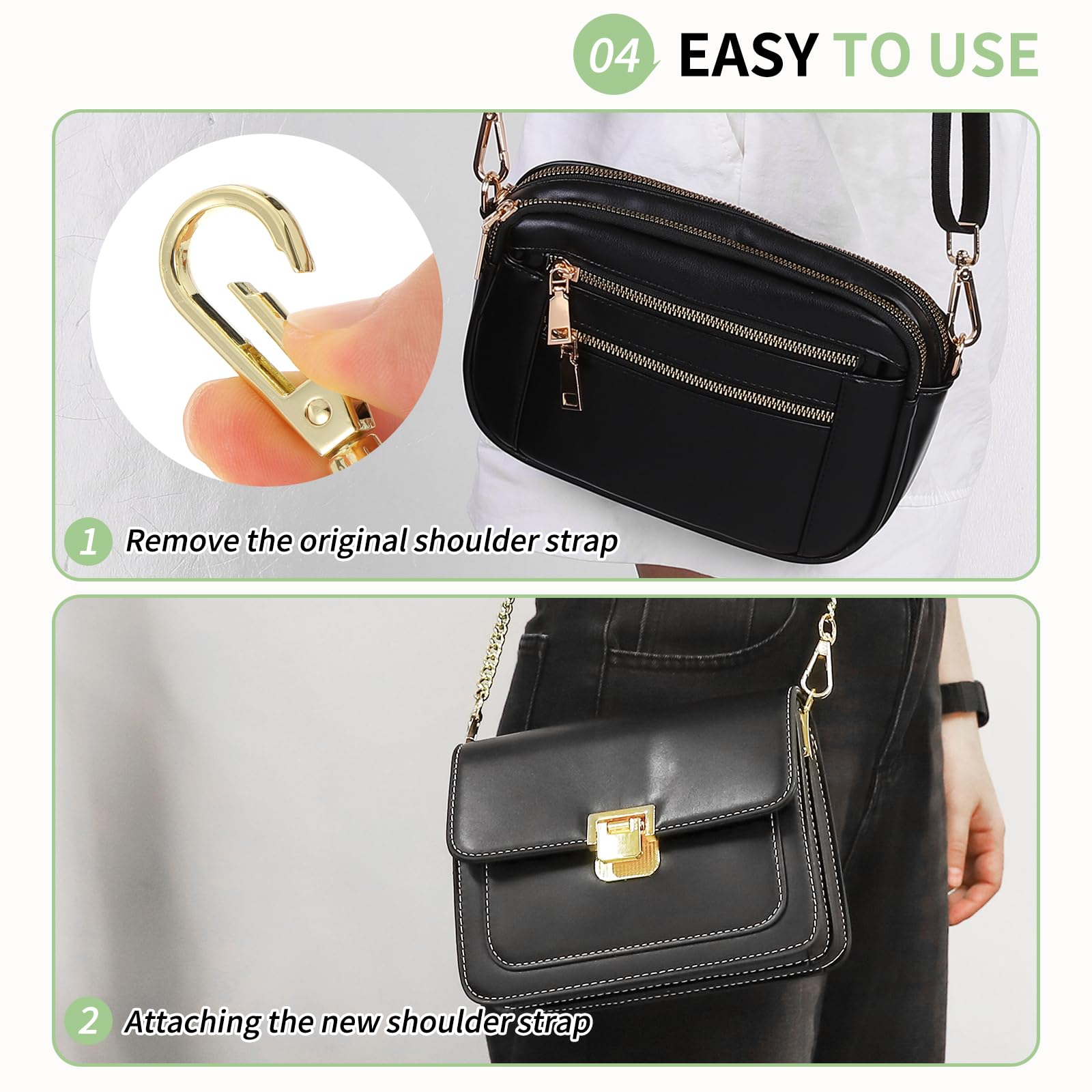 Vachetta - Correa De Piel Para Bolsos (120 Cm), Color Albaricoque