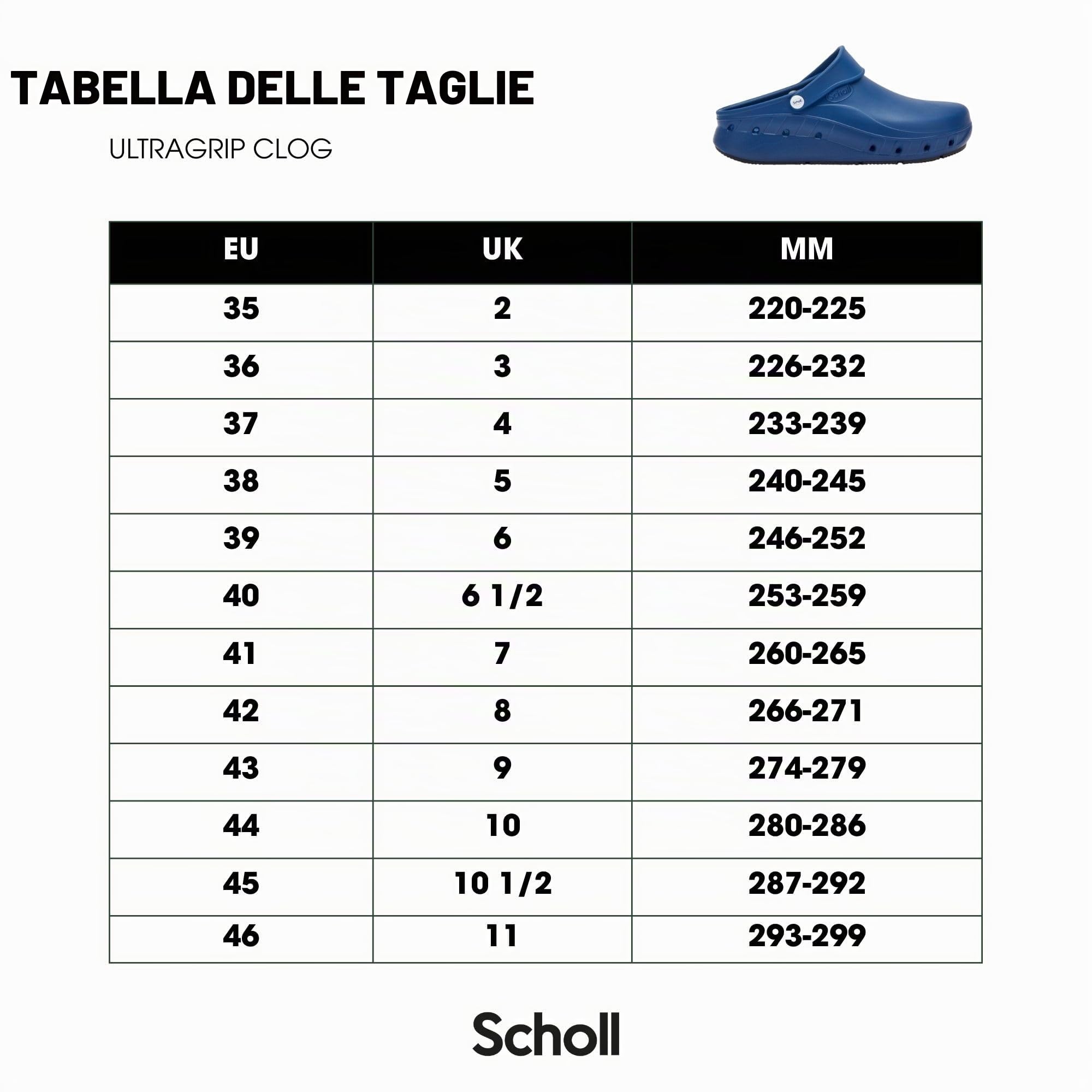 Scholl Ultragrip Clog Scarpe per Professionisti sanitariUnisex - Adulto