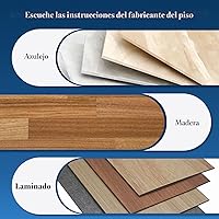 Vista 7 de Veken Almohadilla de agarre para alfombras para suelos de madera dura, almohadillas gruesas antideslizantes para alfombras de área, agarre
