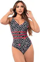 Maiô Feminino Frente Única Elegante com Bojo Removível