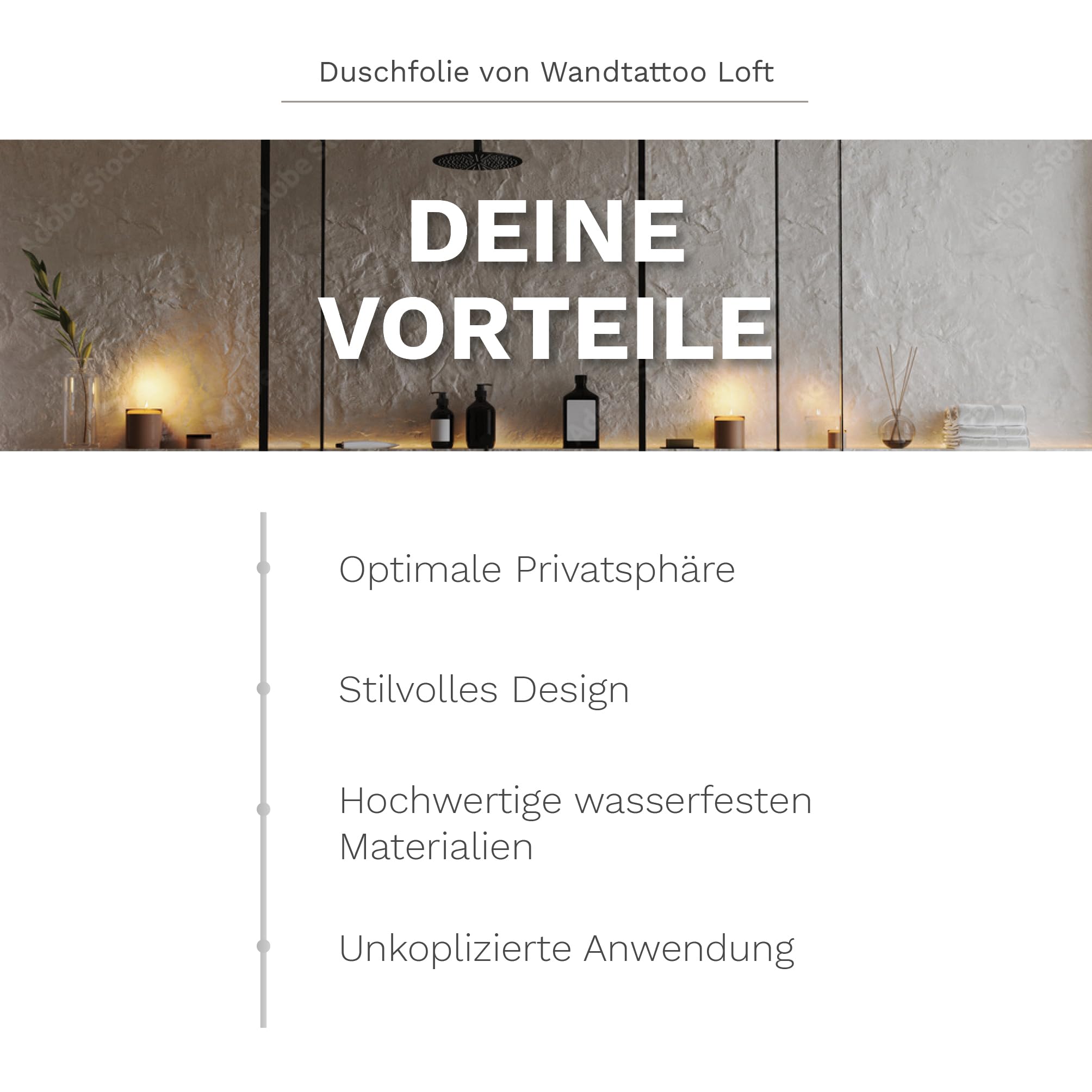 Wandtattoo Loft Sichtschutzfolie Duschkabine mit maritimem Segelboot Motiv, Wunschmaß in schwarz oder weiß, Klebefolie für Duschglastüren, Duschwand Folie Wasserfest, Klebefolie für Duschkabine
