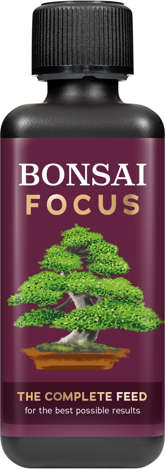 Growth Technology Ltd Bonsai Focus Feed, Black, 300ml