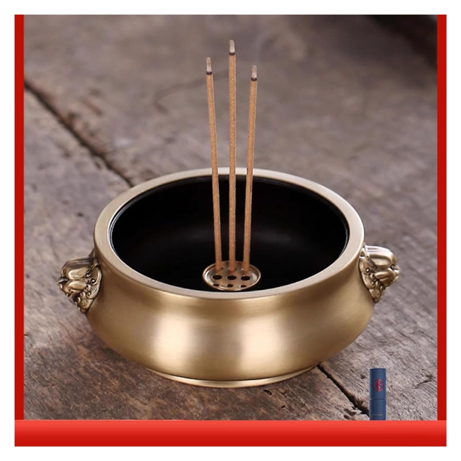 Porte-encens pour rituels de méditation et yoga à la maison