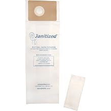 Janitized JAN-ADVSPEC-210 Paper Premium Replacement Commercial Vacuum Bag, for Advance Spectrum, Clarke CarpetMaster, SSS Prosense Vacuum Cleaners + 2 pre-Filters OEM#1471058500 10-10 Packs