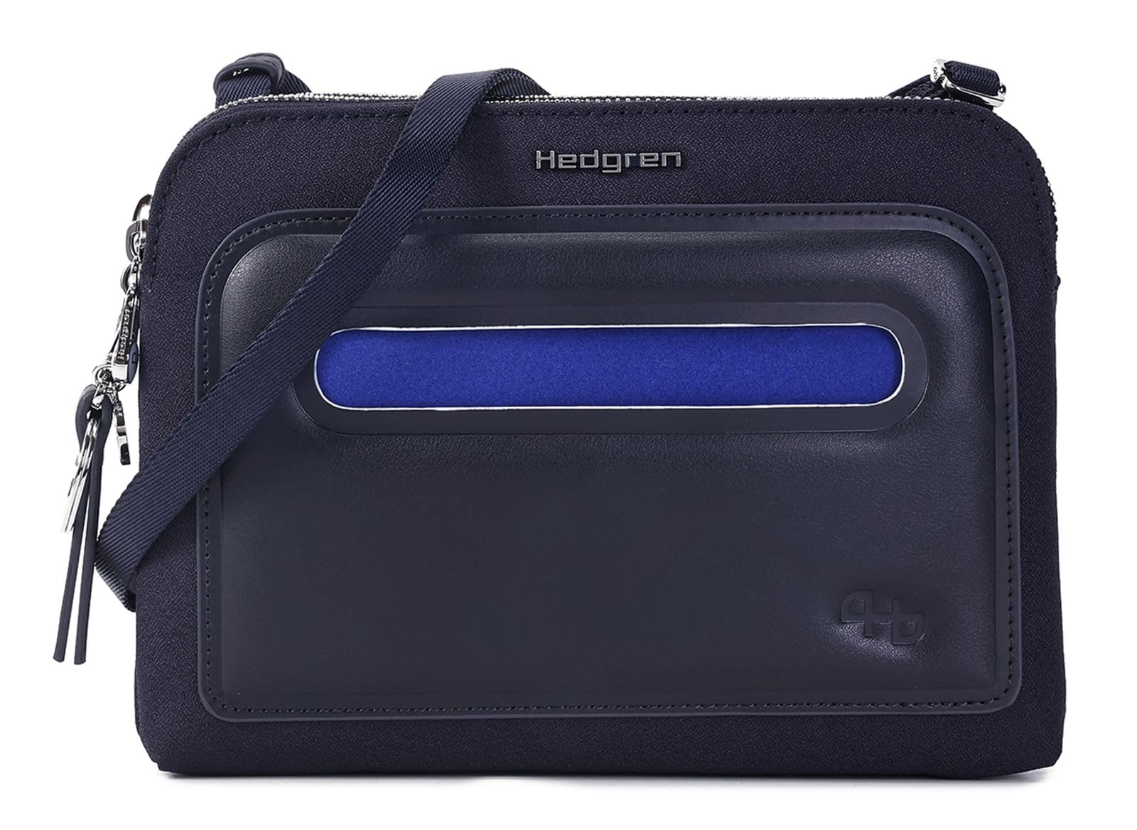 Hedgren Doppio Women's Crossover with RFID, Peacoat Blue, Small