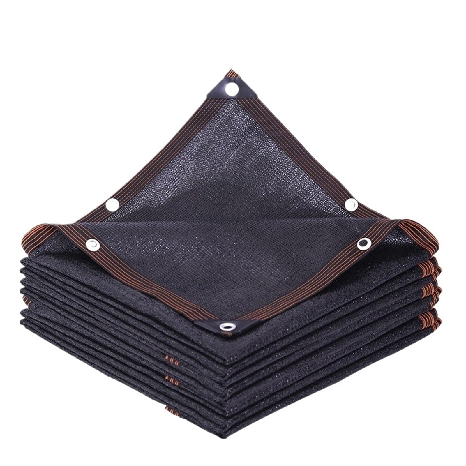 Filet d'ombrage pour serre agricole 6 pins noir - Voile pare-soleil anti-UV 5mx5m pour extérieur