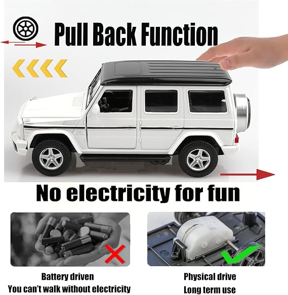 TOKAXI 1/36 Scale Mercedes Benz AMG G63 Diecast Cars Models,Pull Back Vehicles G Wagon Toy Cars,Cars Gifts for Boys Girls