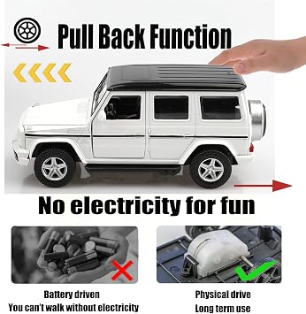 TOKAXI 1/36 Scale Mercedes Benz AMG G63 Diecast Cars Models,Pull Back Vehicles G Wagon Toy Cars,Cars Gifts for Boys Girls