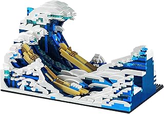 The Great Wave Micro Building Blocks Set for Adult Kanagawa Surfs Waves Home Decor Model Toys Building Kit -2296PCS…