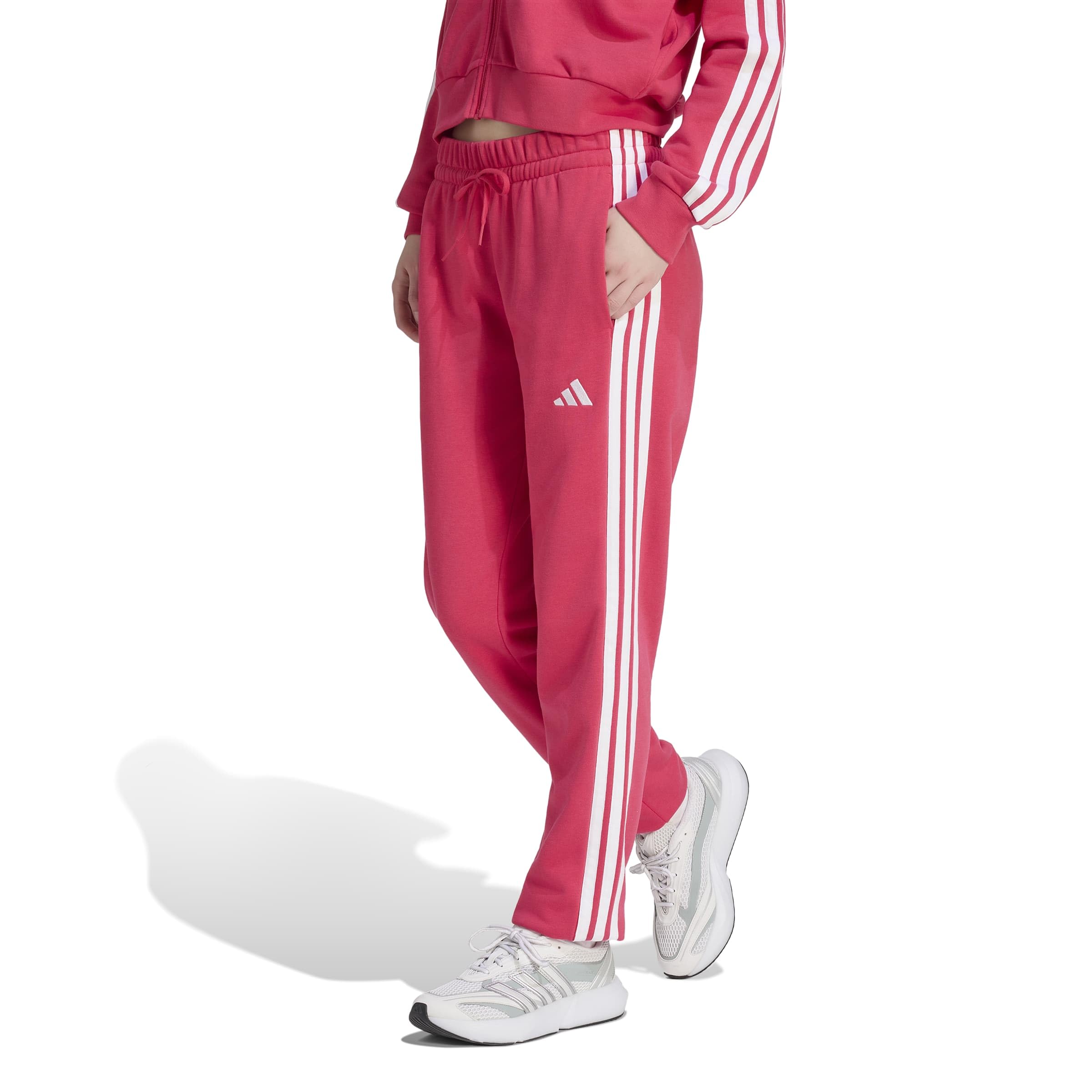 adidas Essentials 3-stripes French Terry Cuffed Pants - Spodnie golfowe Kobiety