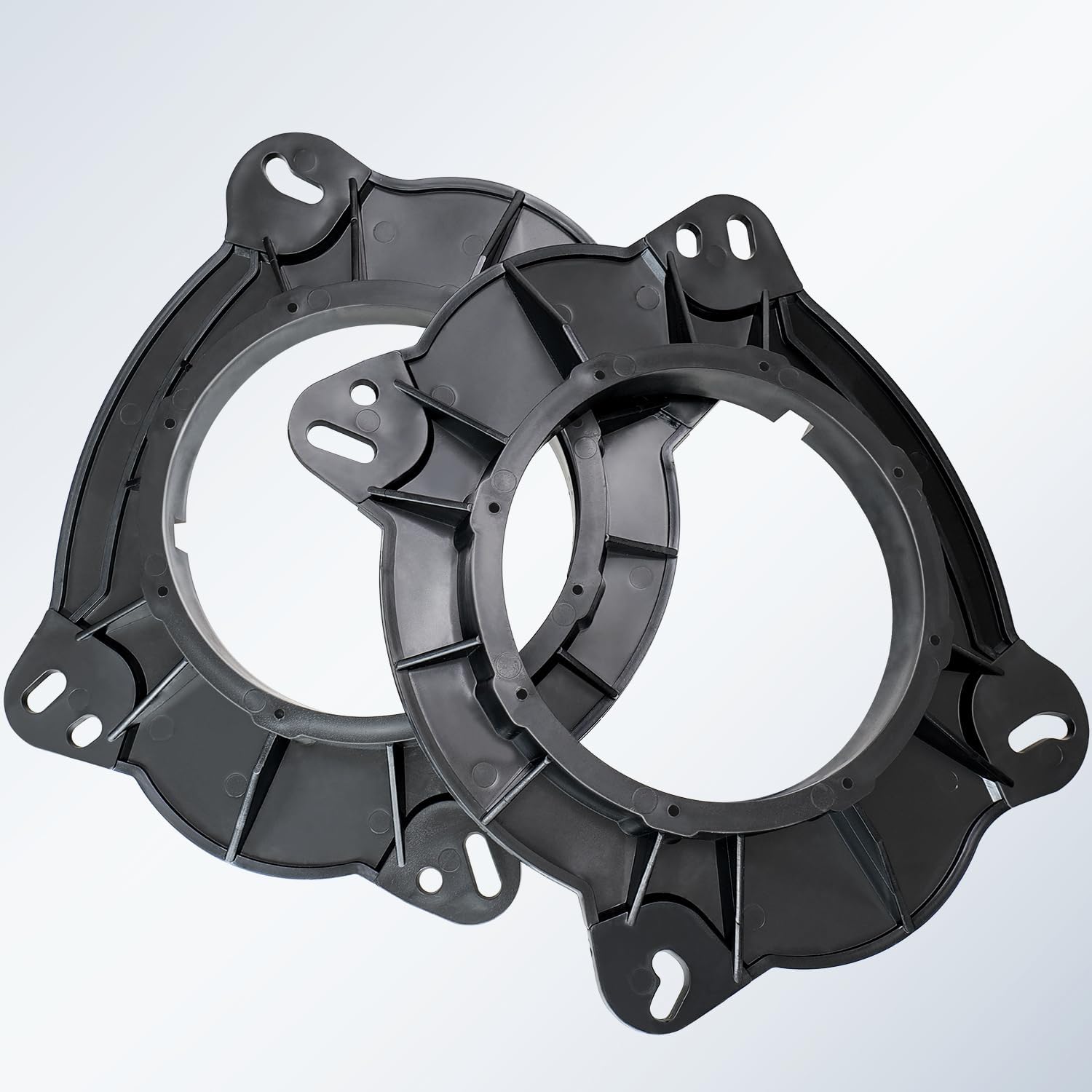 Speaker Adapter Spacer 6x9 to 6.5 Inch for Toyota | Solid Front Door Speaker Ring Refit Mount Bracket Compatible with Toyota Camry Highlander Sequoia Prius Tacoma Tundra 4Runner