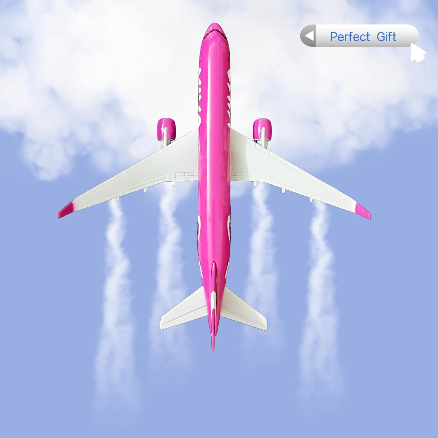 1/400 Scale Model Columbia Pink A320 Model Plane Diecast Model Airplanes for Adults Die-cast Airplanes for Home/Office Décor