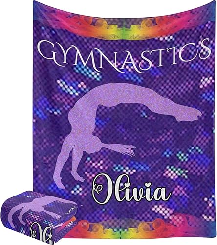 Miniatura 6 de CUXWEOT Manta personalizada con corona dorada y pestañas de forro polar suave con nombre para regalos, sofá cama (50 x 60 pulgadas)