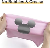 Vista 42 de HTVRONT - Rollos de vinilo termotransferible (HTV) blanco y negro, 12 pulgadas x 15 pies de vinilo de planchado para Cricut & Cameo, para camisas