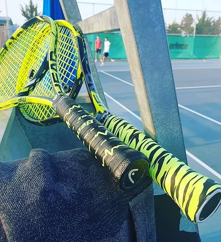Miniatura 4 de ALIEN PROS Cinta de agarre para raqueta de tenis  Agarre de tenis  Raqueta de tenis  Envuelve tu raqueta para un alto rendimiento