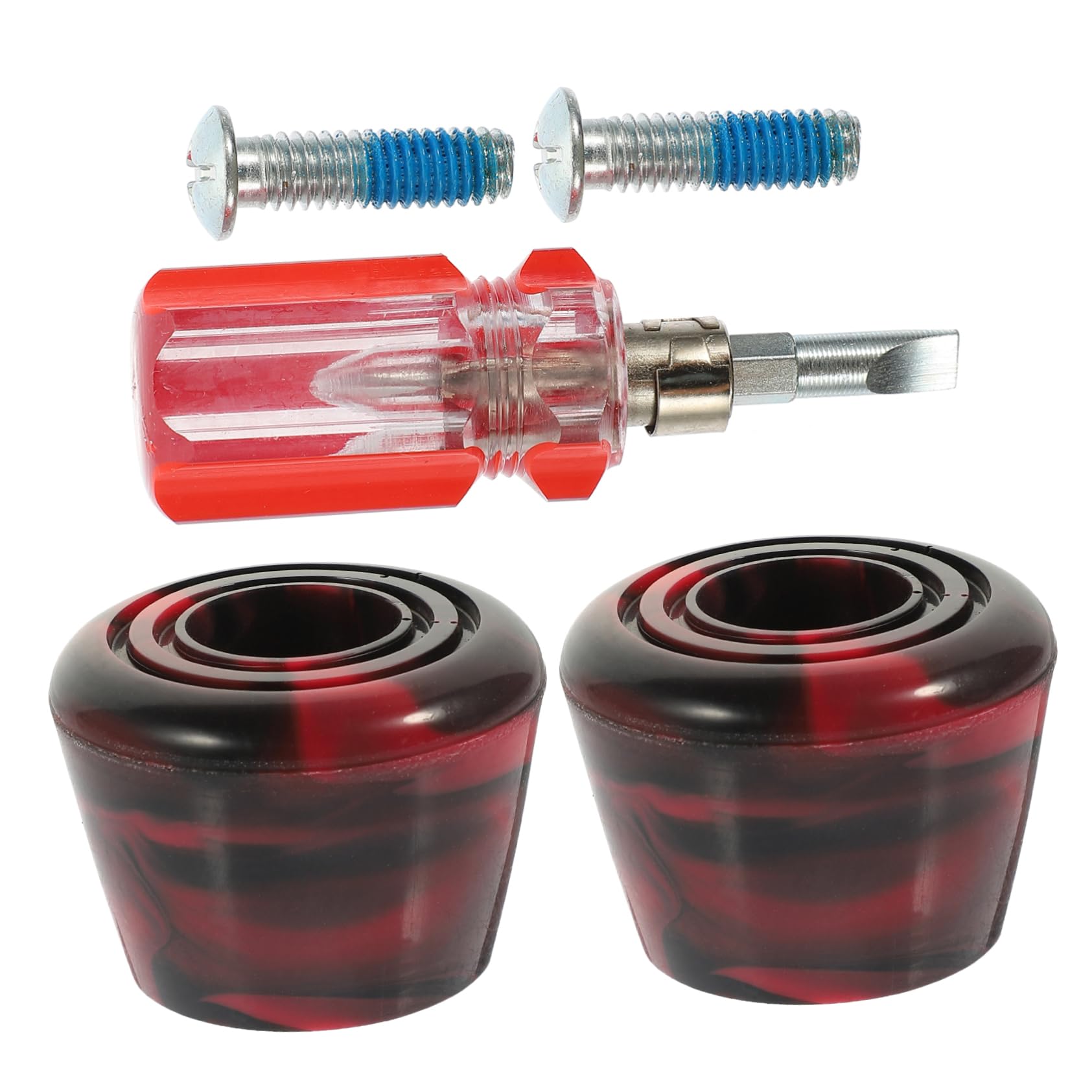 POPETPOP 1Set Roller Skate Toe Stop Plug Durable Skating Brake for Enhanced Control Easy Installation for Roller Skating Enthusiasts Includes Stoppers and Tool