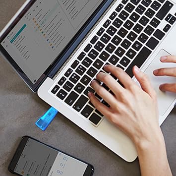 PC WiFi Adapter Blue Network Converter User-Friendly Converter | USB for Desktop PC Accessories Portable Working Supplies