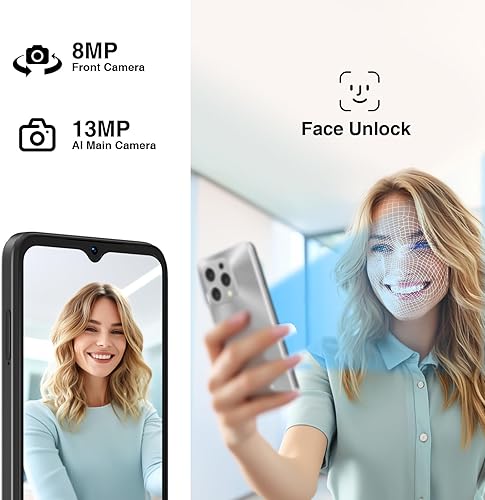 Miniatura 6 de DOOGEE N55PLUS - Teléfono celular desbloqueado, 20 GB de RAM+128 GB de ROM1 TB teléfono Android, 90 Hz 6.56 pulgadas HD+, 5150 mAh, Dual SIM