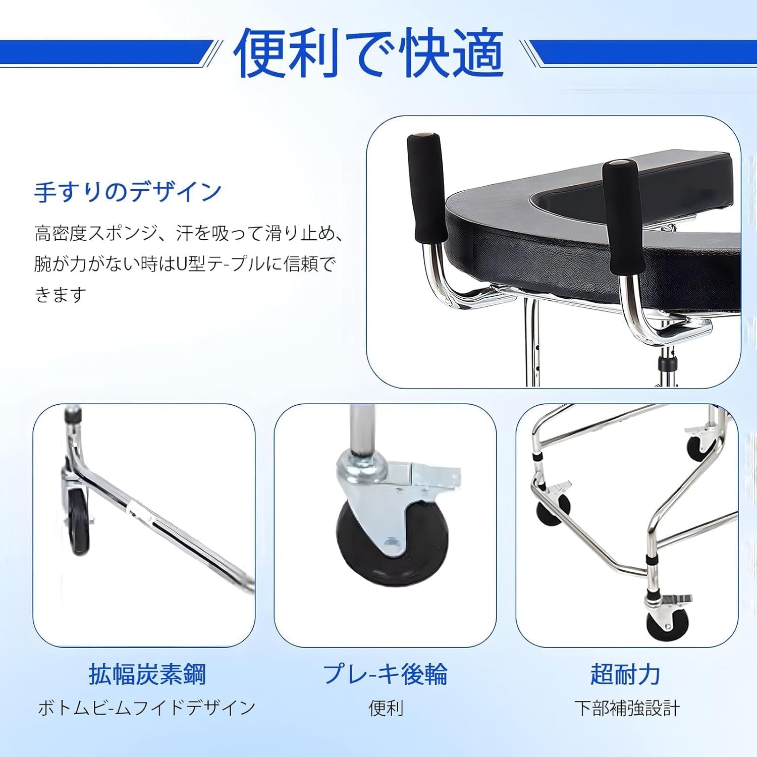 Dazzix歩行器 高齢者用 介護 歩行器 高さ調整 リハビリ ブレーキ付 
