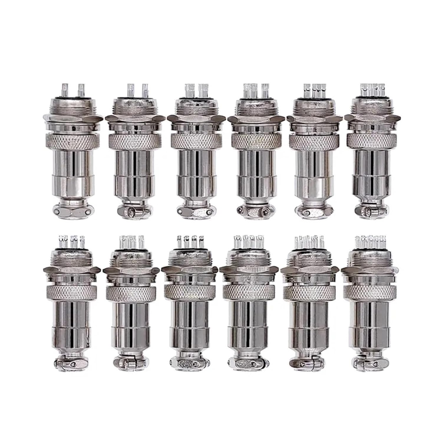 GX20 Connector Male Female Metal Circular Quick 2Pin 4Pin 8pins 12Pin 15Pin 1Pcs(15 pin)