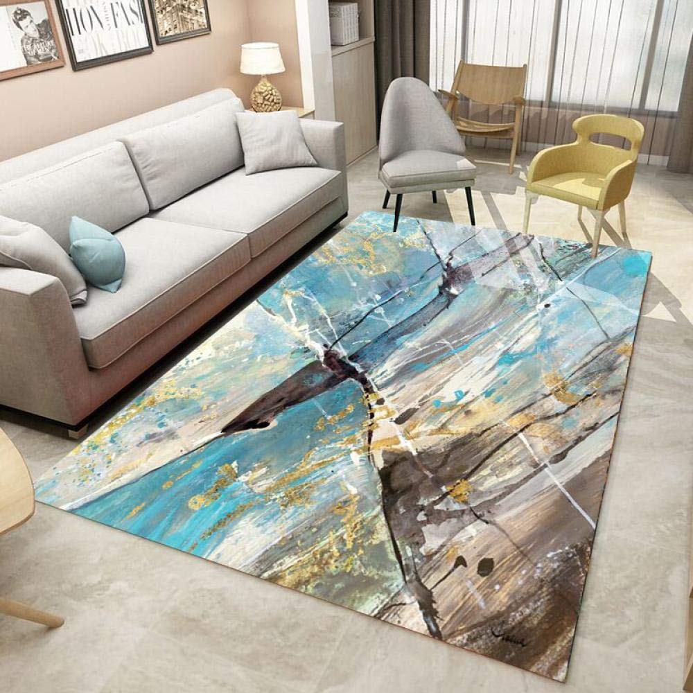 Tapis de salon moderne antidérapant grand format anti-glisse
