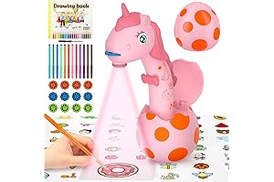 KETIEE Unicorn Comfy Kids Projector Table