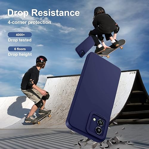 Miniatura 6 de mwpvkx Funda para Moto G Stylus 0.18 oz 2023 No es compatible con la versión 4G o 2022 Protector militar de silicona líquida, funda de grado Armor