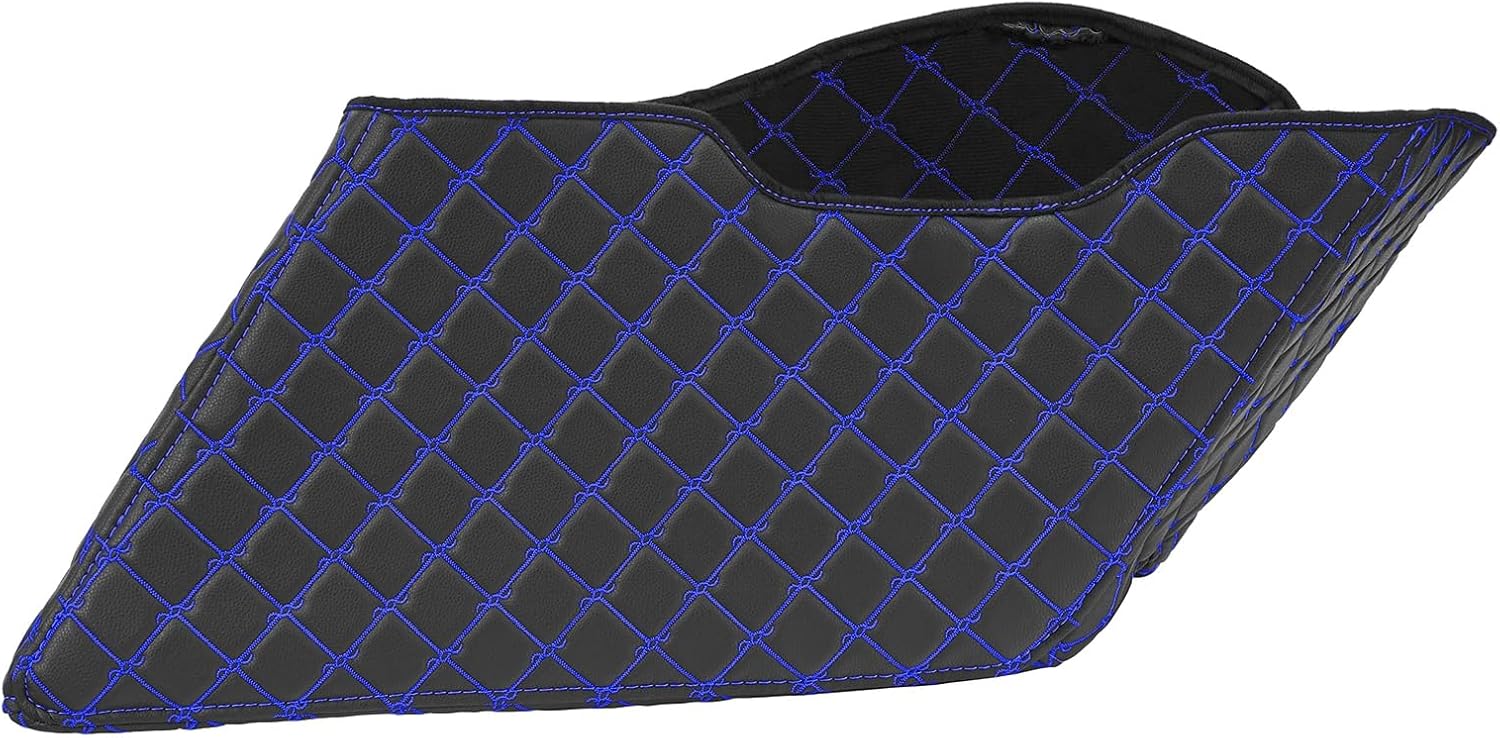 Saddlebag Liners Fit for Harley Touring 2014-2023 Blue Thread Stitching Normal Height NOT FIT FOR CVO SADDLEBAGS