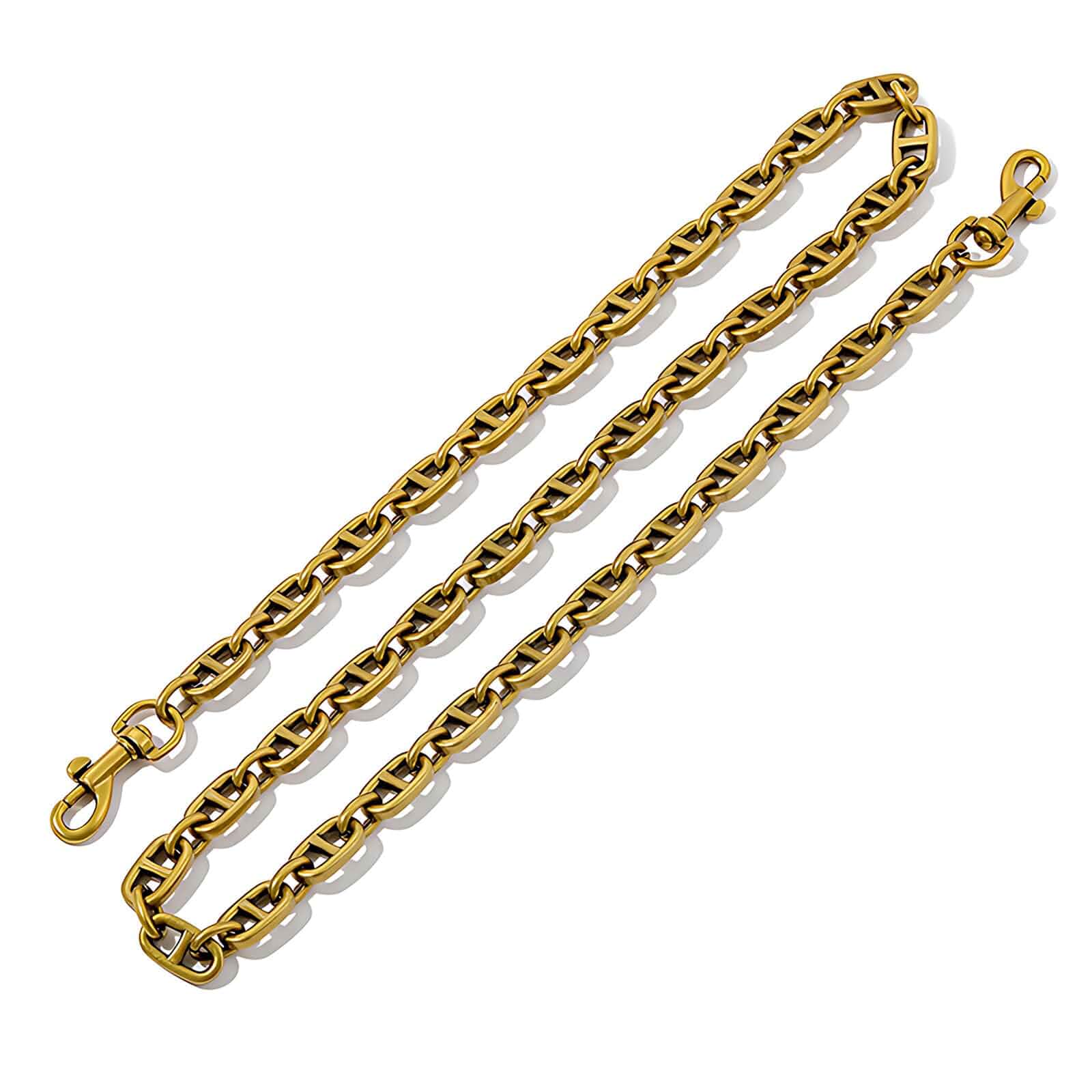 Antique Gold Purse Chain Strap, 23" Vintage Gold Shoulder Bag Chain, 47" Brass Crossbody Handbag Chains Stylish Replacement for Coach Bags (Antique Gold, 47 Inches)