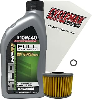 Full-Synthetic KPO Oil Change Kit compatible with 2008-2025 Kawasaki KLX 140