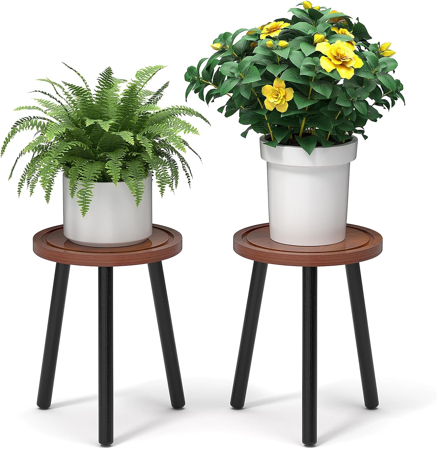 5-Pack Wood Plant Stands Indoor