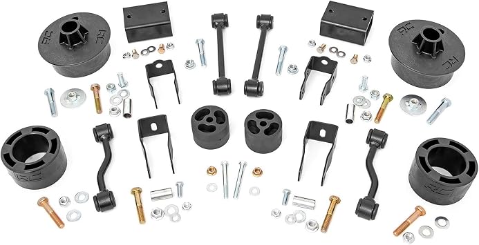Rough Country 2.5" Lift Kit for Jeep Wrangler JL & Unlimited 2024-2025 - Includes Coil Spring Spacers