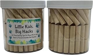 Little Kids, Big Hacks Jar: 60 Time-Saving Tips for Busy Parents – Practical, Fun, Life-Changing! Parenting Hacks, Short Cuts, Simple Gift (Parchment)