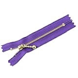 Y.K.K Sewing Fasteners, 10cm, Purple, (218 Purple)