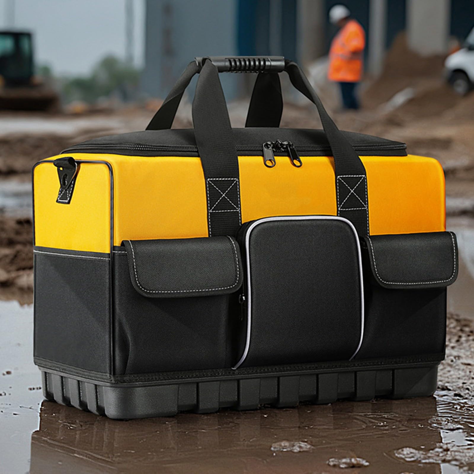 Borsa per attrezzi in tessuto Oxford da 45,7 cm, per una facile organizzazione, strumenti di trasporto, officine, case