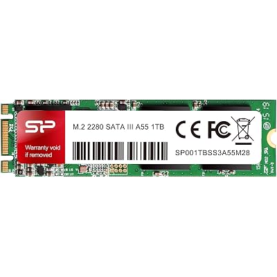 Silicon Power 1TB A55 M.2 SATA M+B Key SSD Internal Solid State Drive 2280 SU001TBSS3A55M28AB