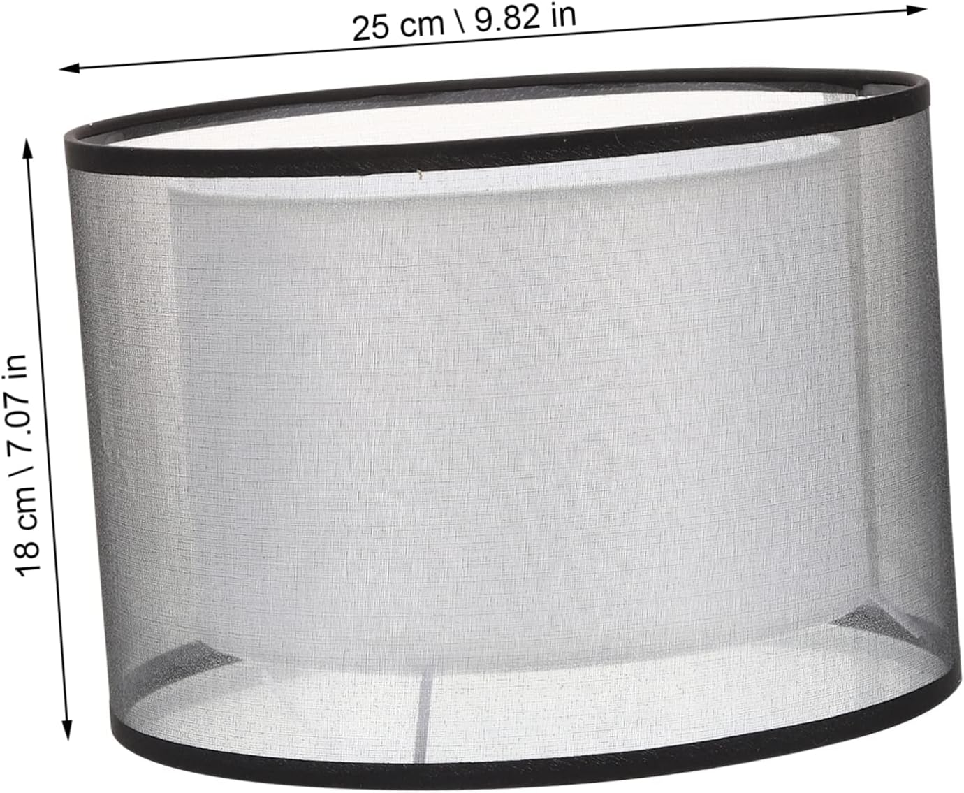 Lamp Shades for Living Room Double Fabric Table Lamp Cover Modern Light Fixture Accessory