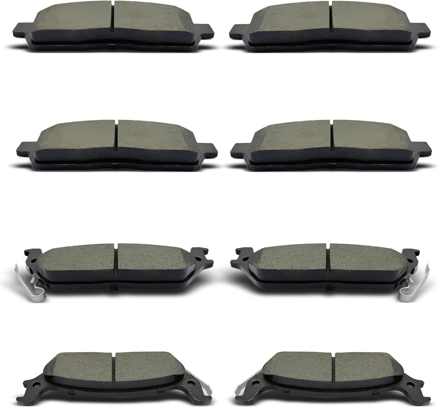 Front Rear Ceramic Brake Pads 8 Pieces Set fit for 2004-2008 ford F-150,for 2006-2008 Lincoln Mark LT