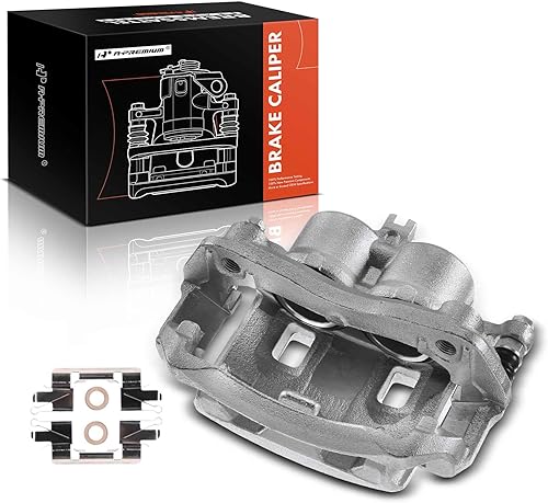 A-Premium Conjunto de pinza de freno de disco con soporte compatible con modelos seleccionados Nissan y Suzuki - Frontier 2005-2016, Equator