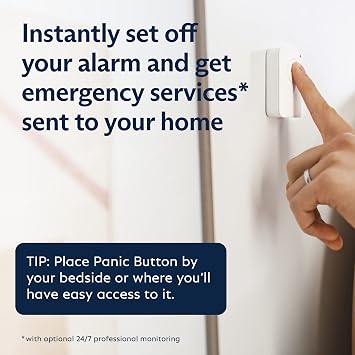 SimpliSafe Panic Button - Built-in Silent Panic Feature - Compatible with SimpliSafe Home Security System - Latest Gen