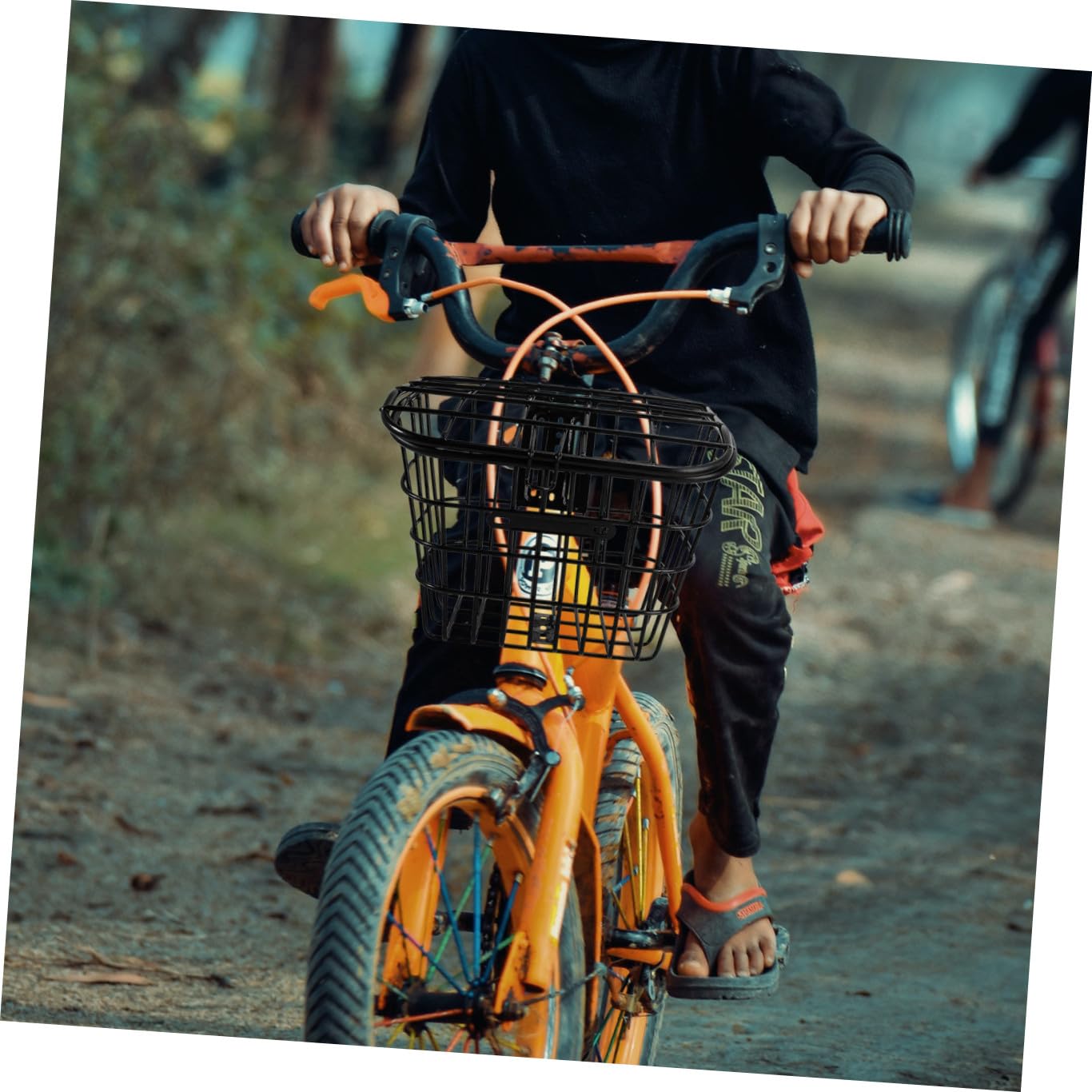 Mipcase Cestino Pieghevole per Bicicletta Lampada da Tavolo Personalizzata Contenitore Fatto in Casa Contenitore più Fresco Cerchio Kit Semplice Erogatore Acciaio Inossidabile Black