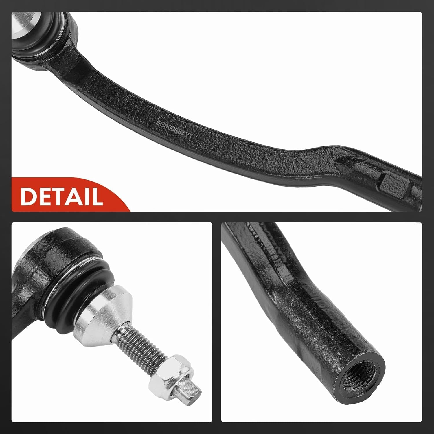 A-Premium 2 x Front Outer Tie Rod Ends, Compatible with Volvo V70 2001-2002, XC70 2003-2007, XC90 2003-2014