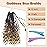 Goddess Box Braids Crochet Hair With Curly Ends 12 Inch Bohomian Box Braids Crochet Braids 1 Packs 3X Crochet Braids Synthetic Braiding Hair Extension for Black Women (12 Inch (Pack of 1), 4-30-27)
