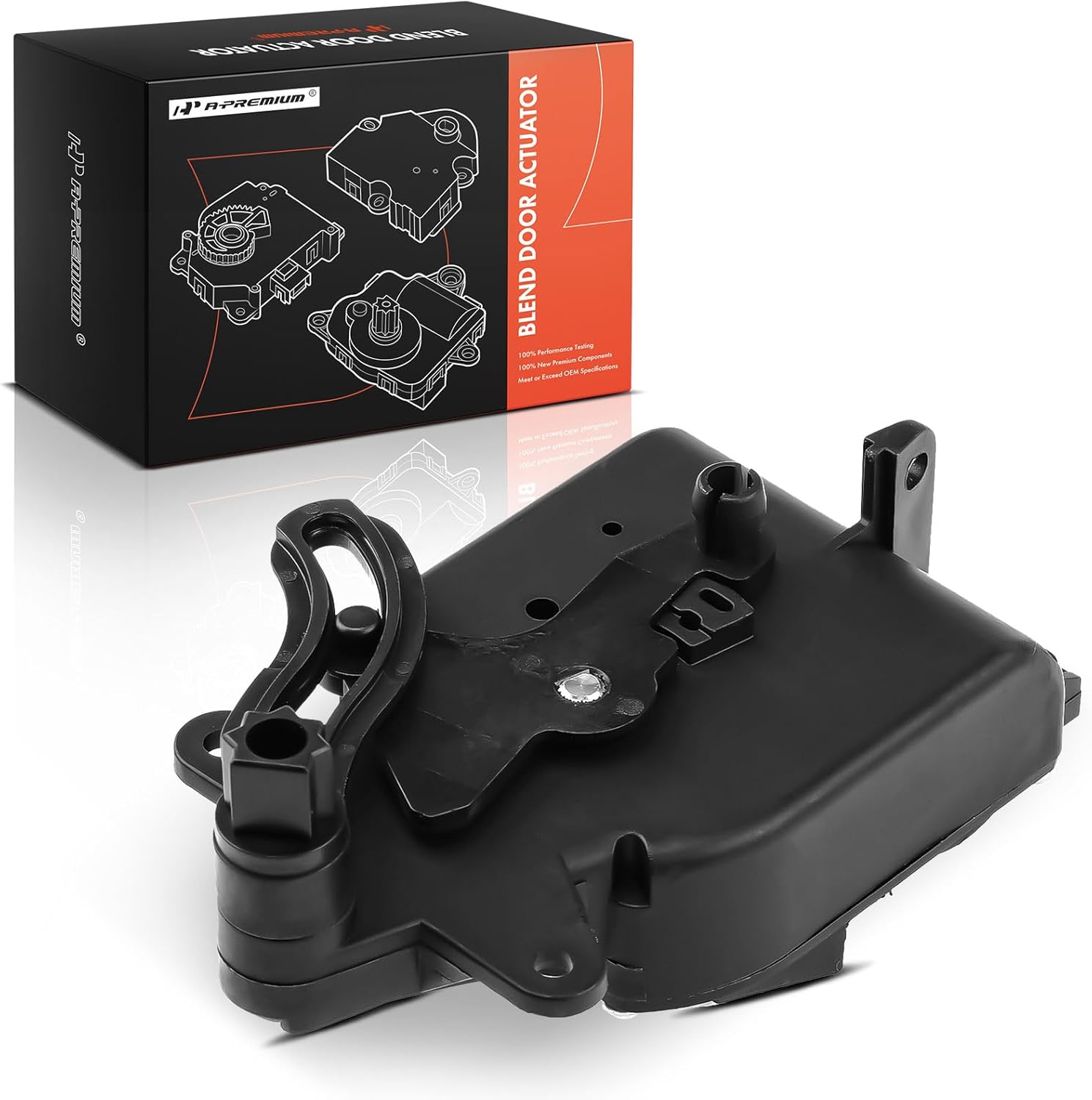 A-Premium HVAC Heater Blend Door Actuator, Compatible with Volkswagen Jetta 1999-2006, Golf 2000-2006, Beetle 1998-2001 & Audi TT Quattro 2000-2006, Main, Recirculation Actuator, Replace# 1J1907511A