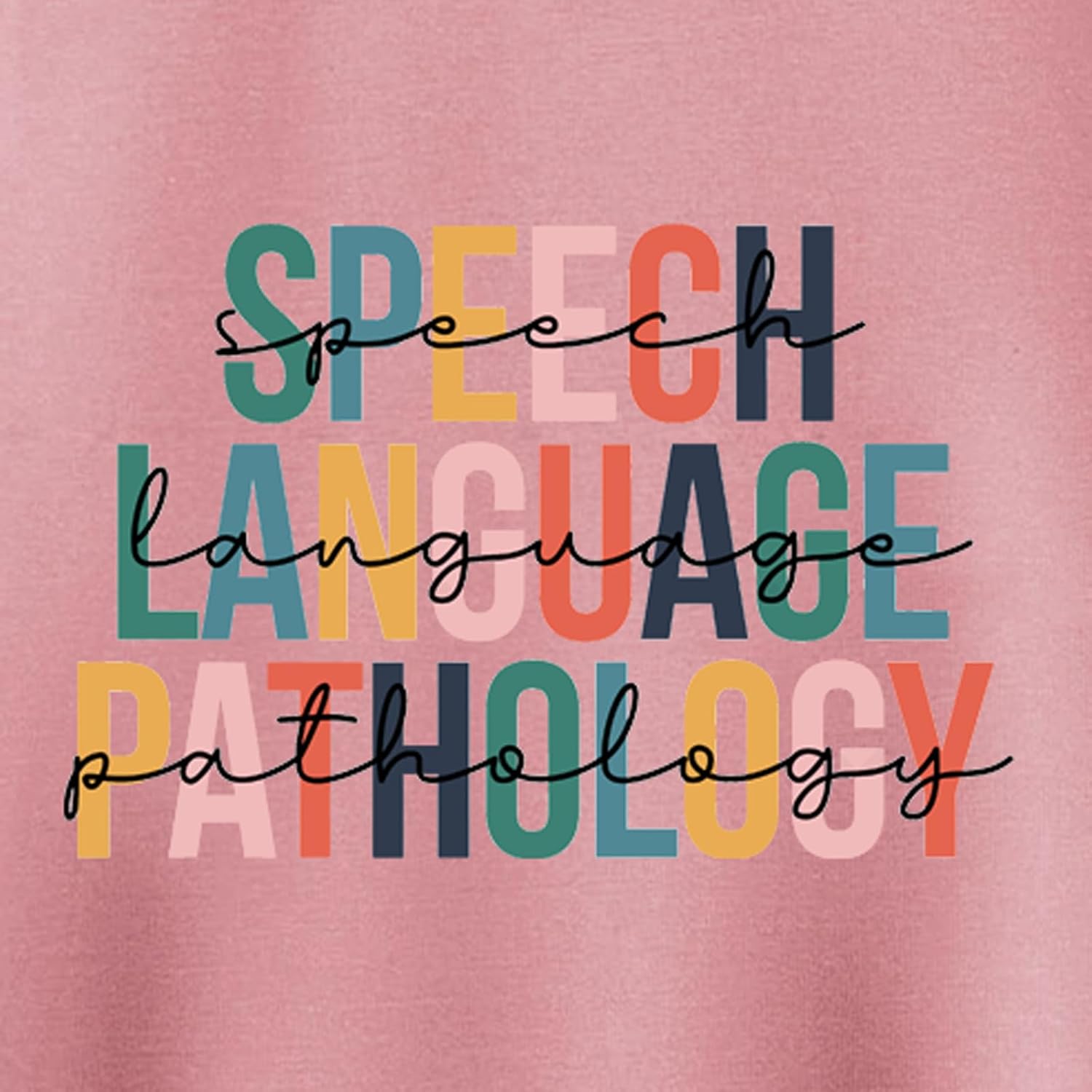 Speech Therapy Sweatshirt, Women's Speech Therapy Shirt, Language Pathologist Gift Long Sleeve Pullover - Image 6