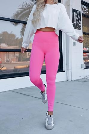 TNNZEET 3 Pack Leggings for Women - Tummy Control High Waisted Soft Yoga Pants for Workout Gym Running