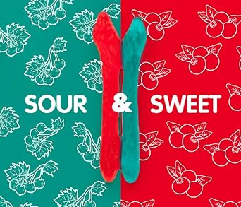 Haribo Gummy Candy, Twin Snake Sweet & Sour, 5 oz. Bags Twin Snake Pack of 12
