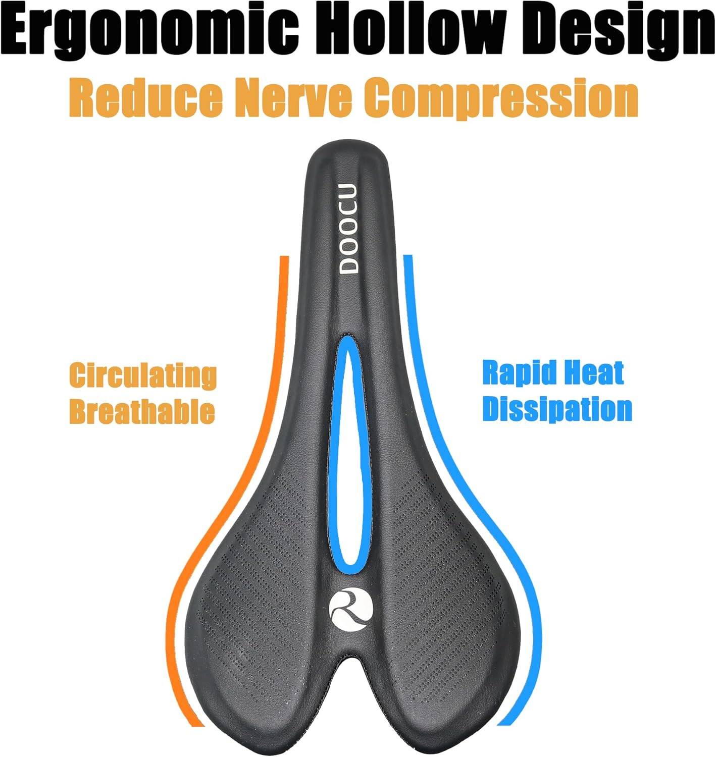 Carbon Road Bike Saddle Comfort Bike Seat Cushion for Women and Men Lightweight Carbon Fiber Bike Seats BMX MTB Mountain Bicycle Seat Cycling Saddles Waterproof Breathable Shock