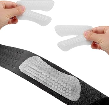 4 Pcs Shoulder Bag Straps Gripper Anti-Slip, Silicone Purse Shoulder Strap Grippers for Bags, Non-Slip Convex Dots Strap Gripper Holder for Men, Women Handbag Gummy