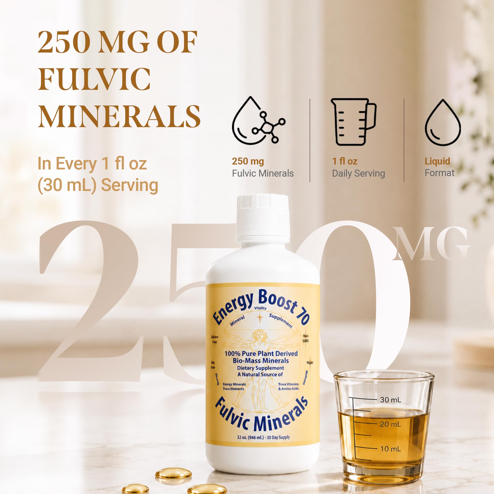 Fulvic Minerals Trace Elements Vitamins and Amino Acids Morningstar Minerals (1 Gallon) — Amazon image 4